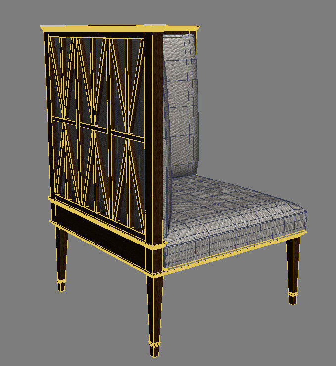 3d Model Robert A M Stern Collection Tete Chair Robert A M Stern Collection Tete Chair 3d Model Max Obj 3ds