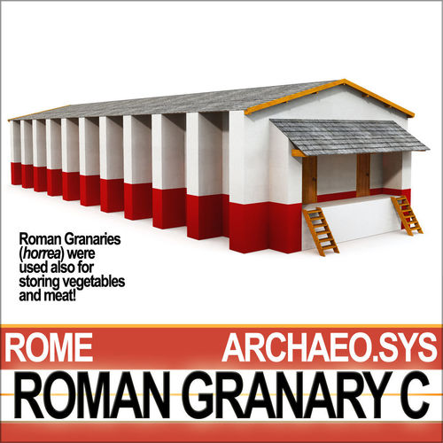 Roman Granary C 3D model