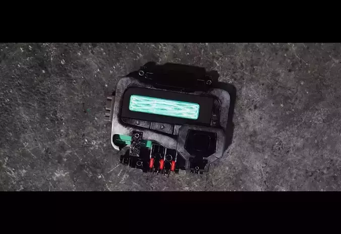 Sci-Fi Transmitter Pager - Hard Surface Game-Ready 3D Model Low-poly 3D model