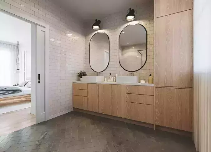 Floor Plans  Exterior Renderings 3D model 7
