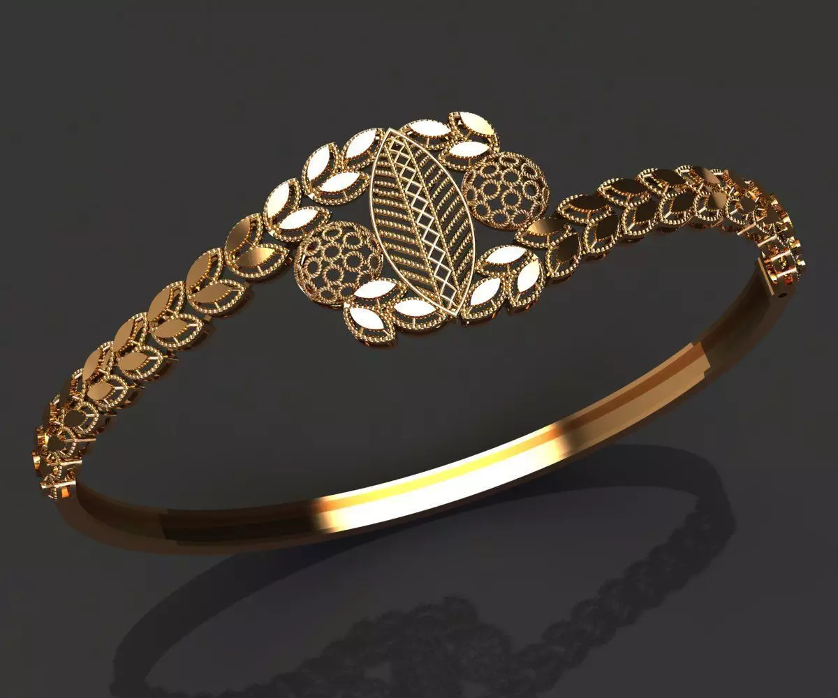 1383 Leaflight Embrace Bracelet 8gm 3D print model
