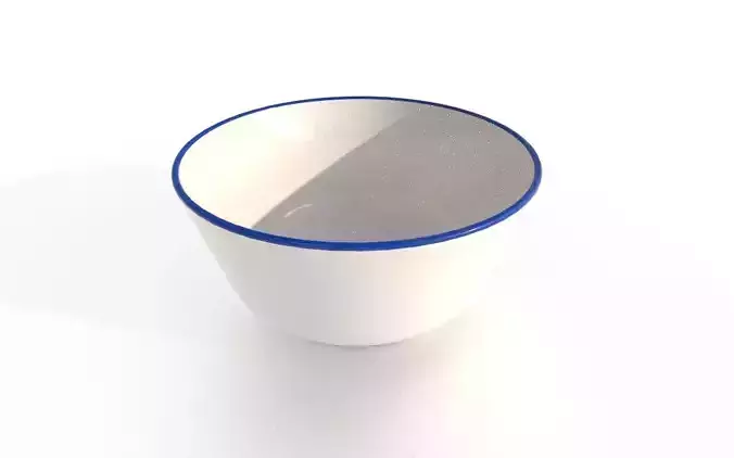 Bowl M12 Low-poly 3D model