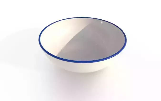 Bowl 15 - Soup Low-poly 3D model