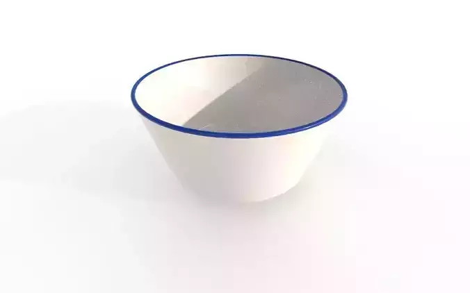 Bowl M21 Low-poly 3D model