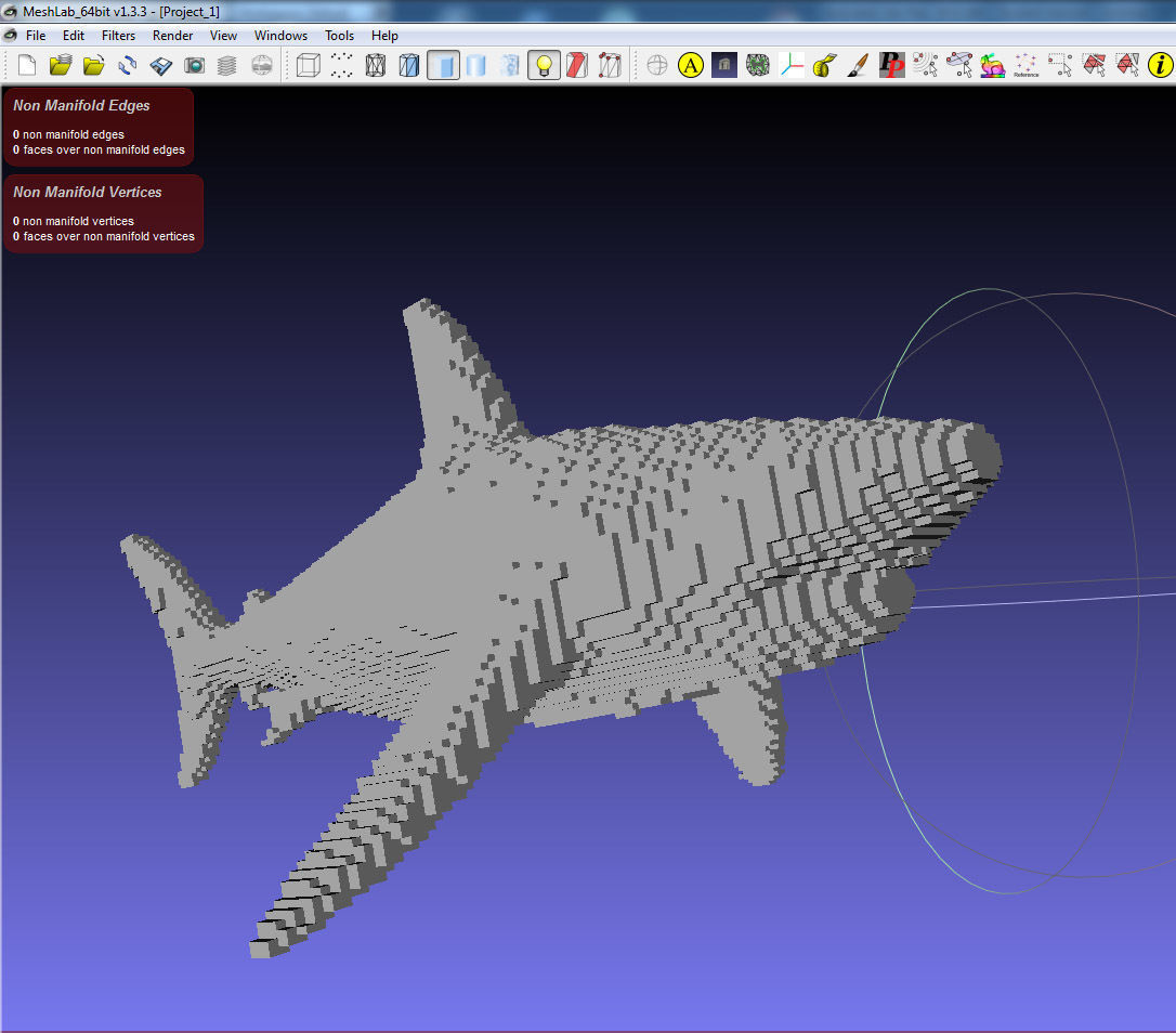 AS LowRez Series - Shark  3D print model_8