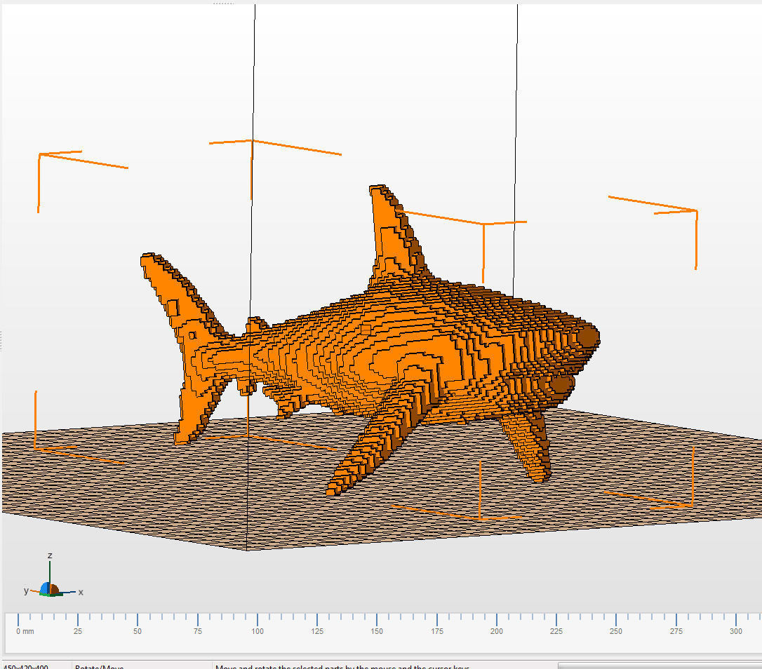 AS LowRez Series - Shark  3D print model_9