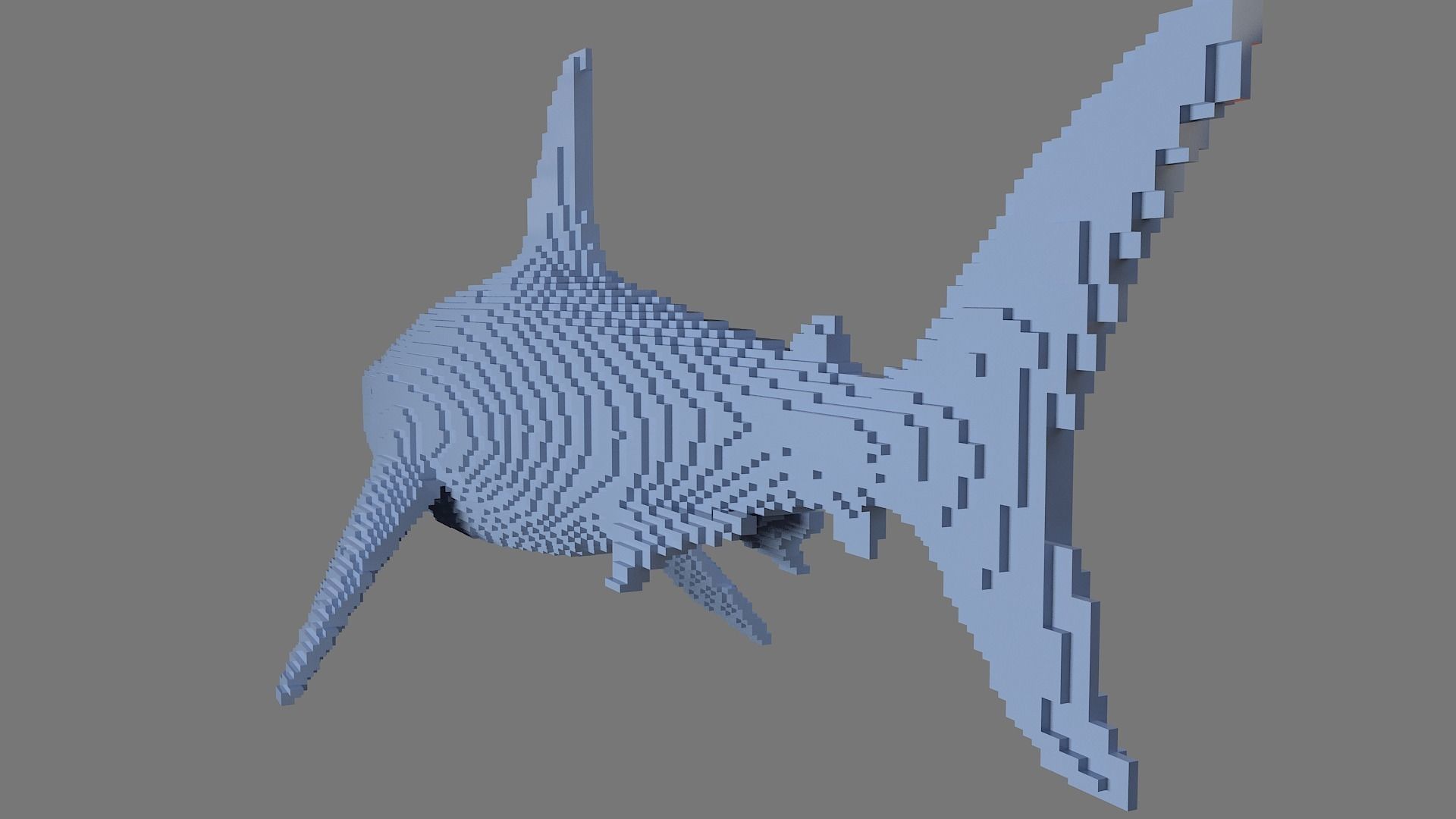 AS LowRez Series - Shark  3D print model_6