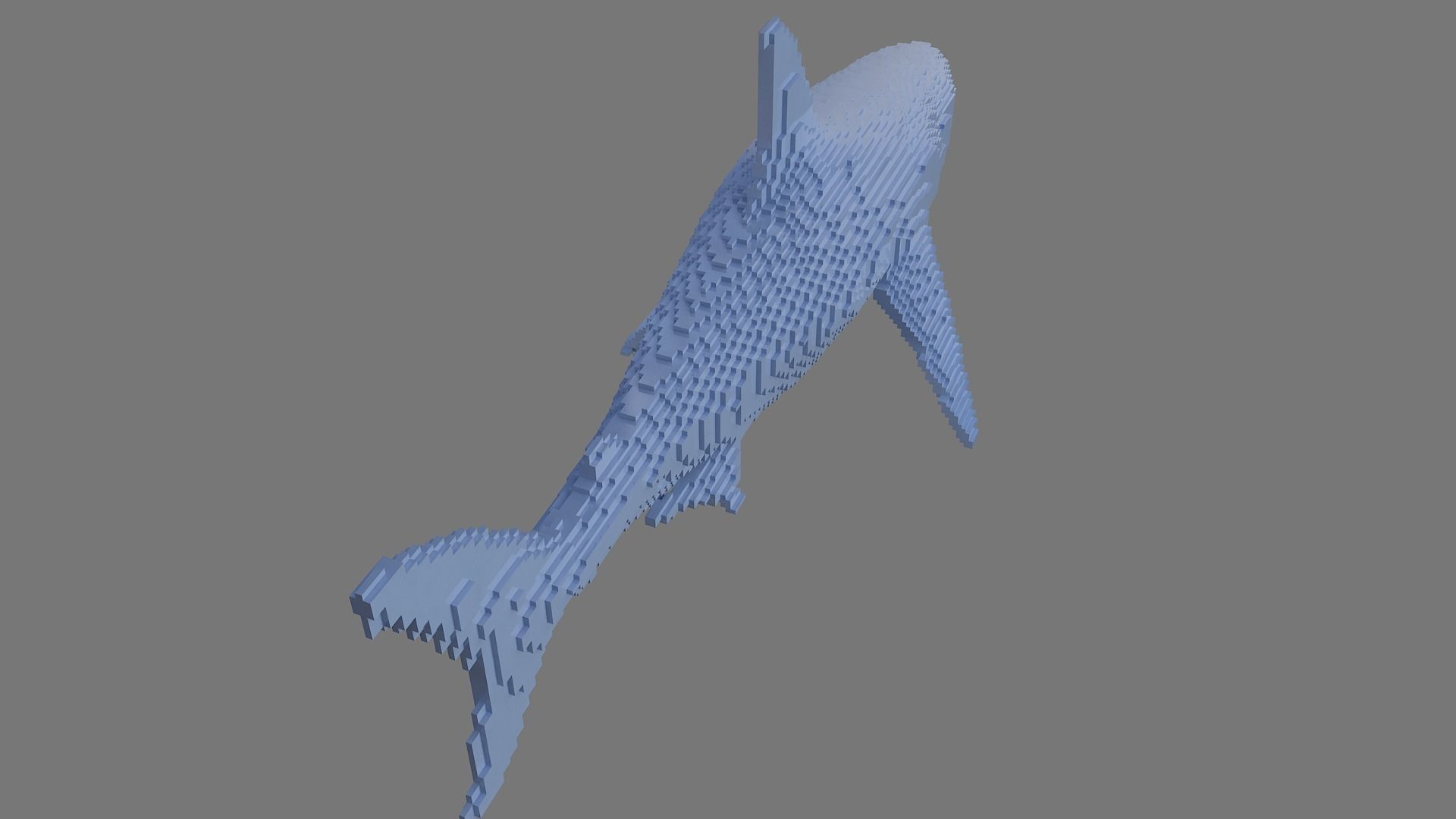 AS LowRez Series - Shark  3D print model_4