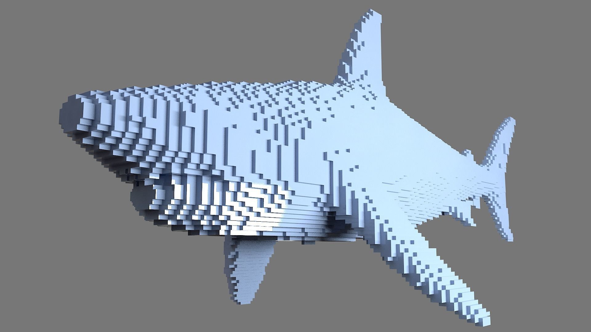 AS LowRez Series - Shark  3D print model_0