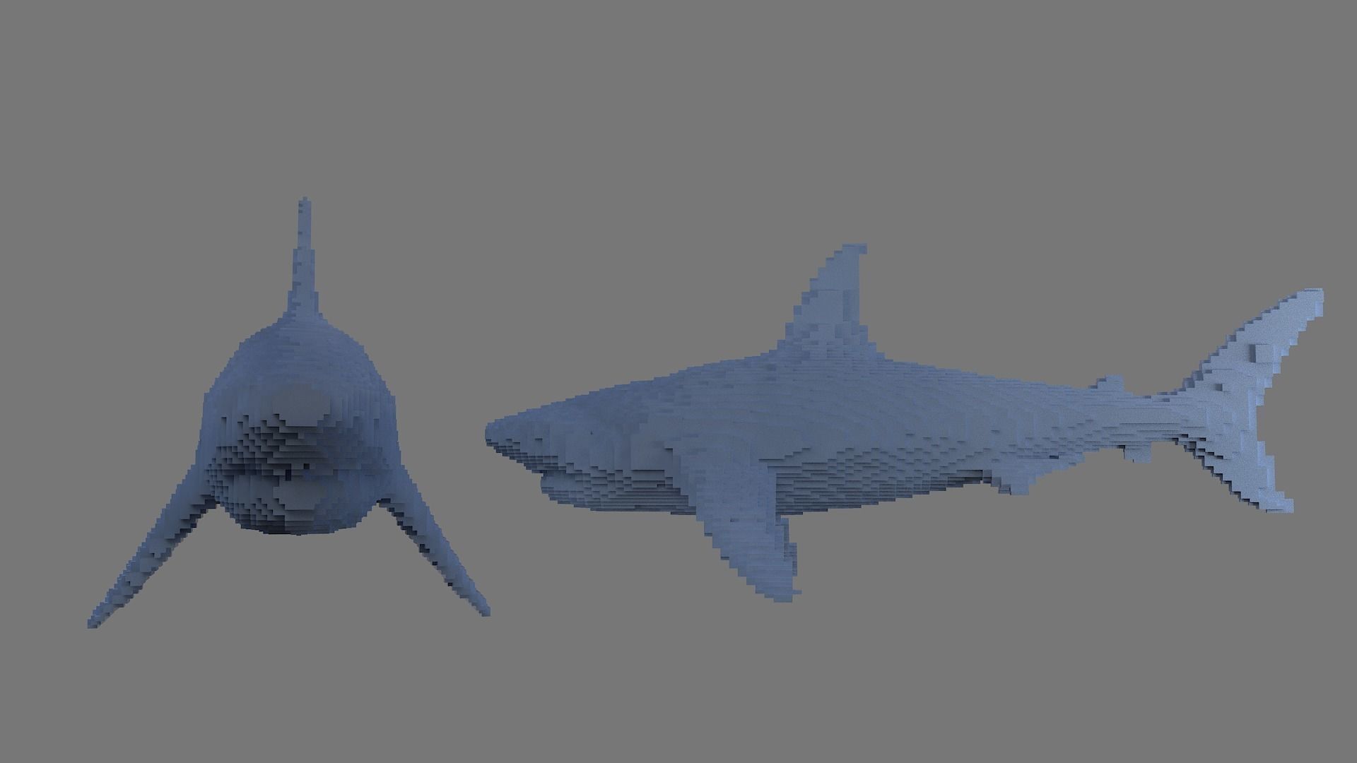 AS LowRez Series - Shark  3D print model_2