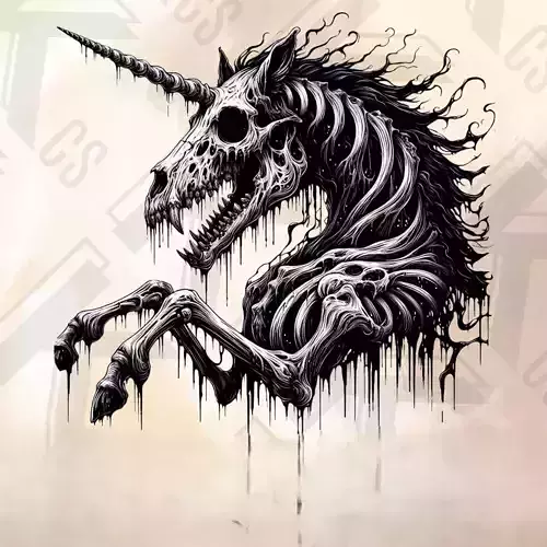 Pendant Unicorn Skull pendant mens pendant