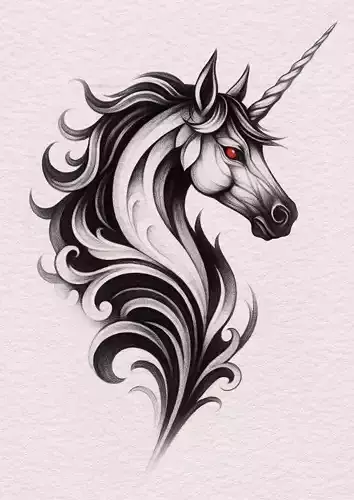 Unicorn pendant gold pendant silver pendant