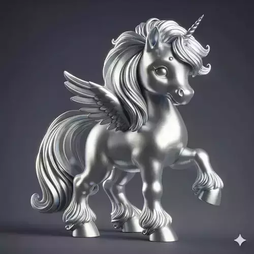 Winged unicorn pendant unicorn pendant