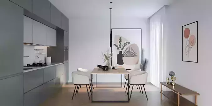 Scene - Kitchen Interior - Cycles