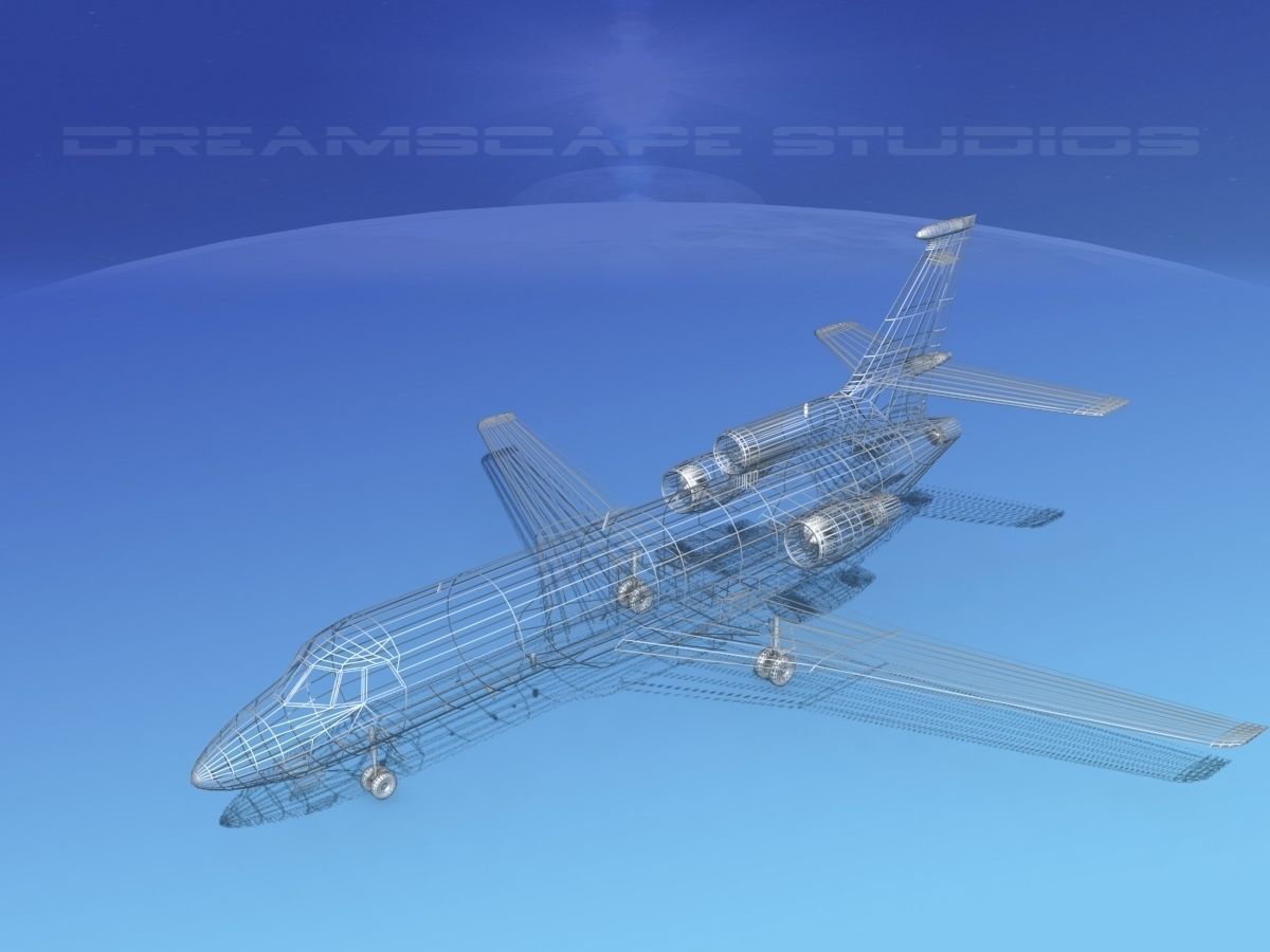 Dassault Falcon 900 Bare Metal 3D model_17