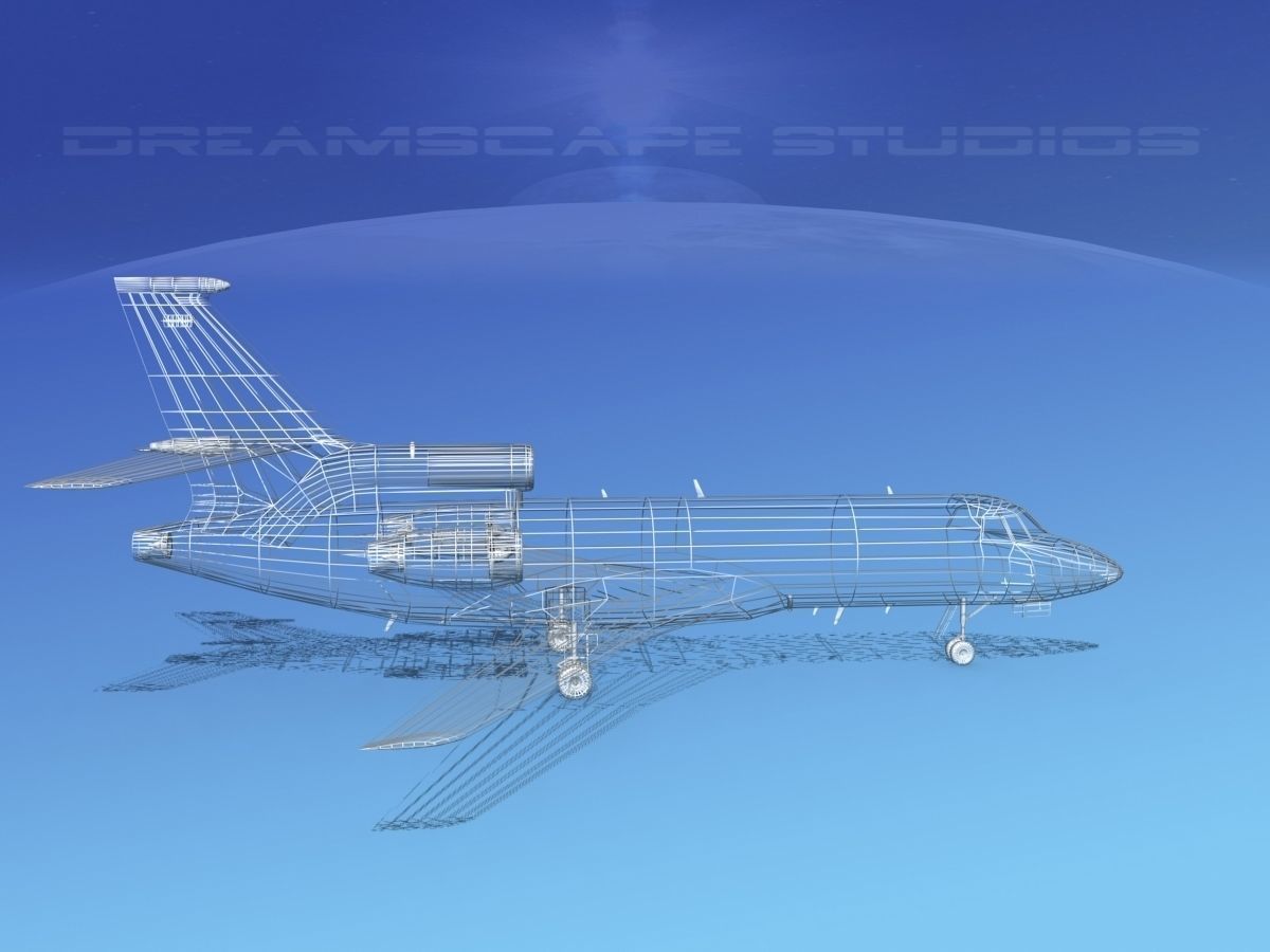 Dassault Falcon 900 Bare Metal 3D model_12
