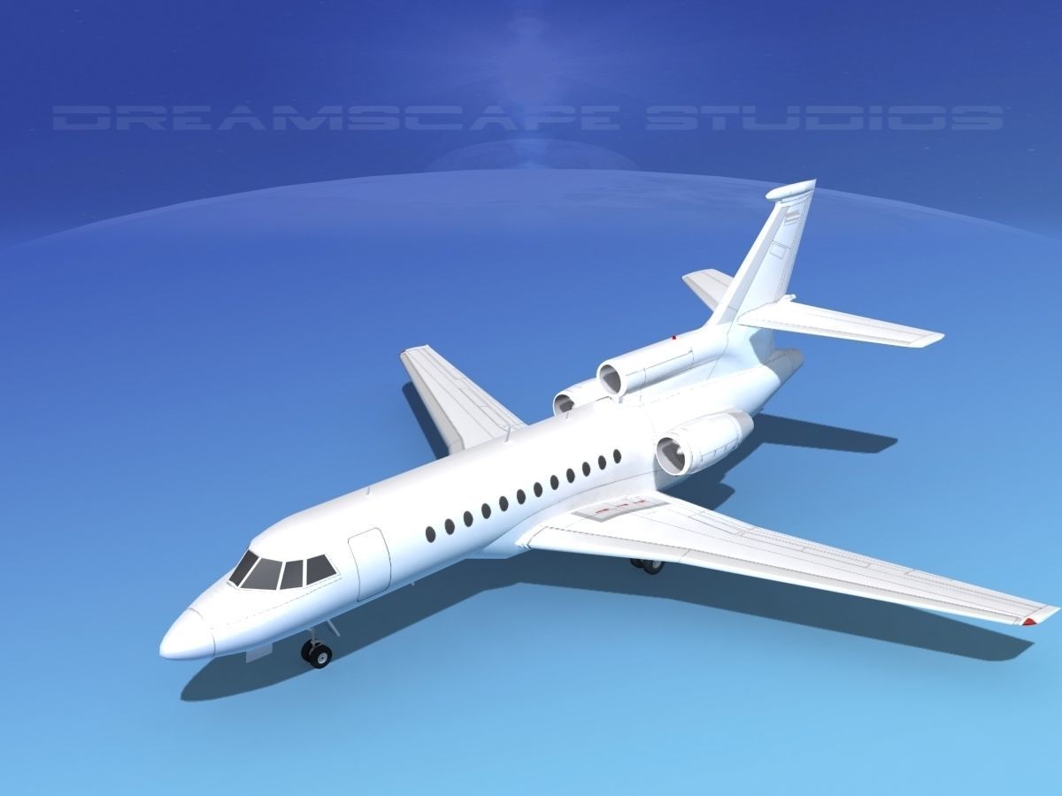 Dassault Falcon 900 V01 3D model_9