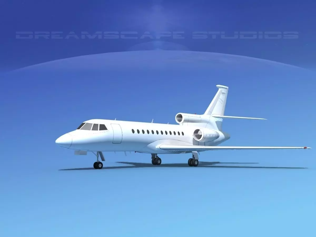 Dassault Falcon 900 V01 3D model_0