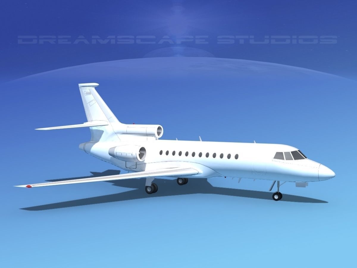 Dassault Falcon 900 V01 3D model_2