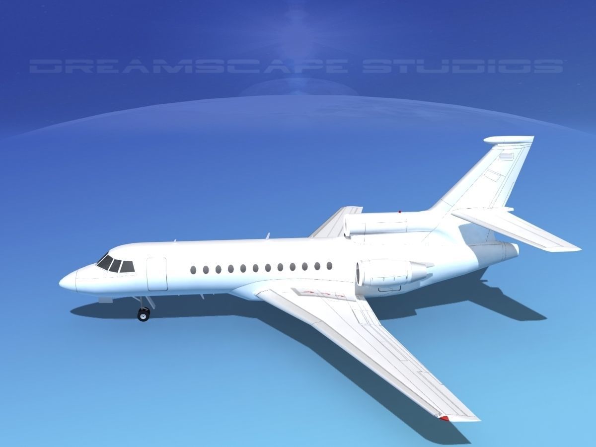 Dassault Falcon 900 V01 3D model_8