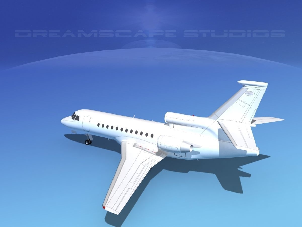 Dassault Falcon 900 V01 3D model_7