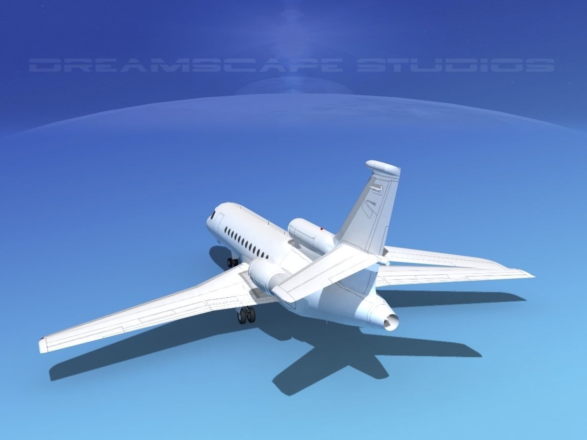 Dassault Falcon 900 V01 3D model_6