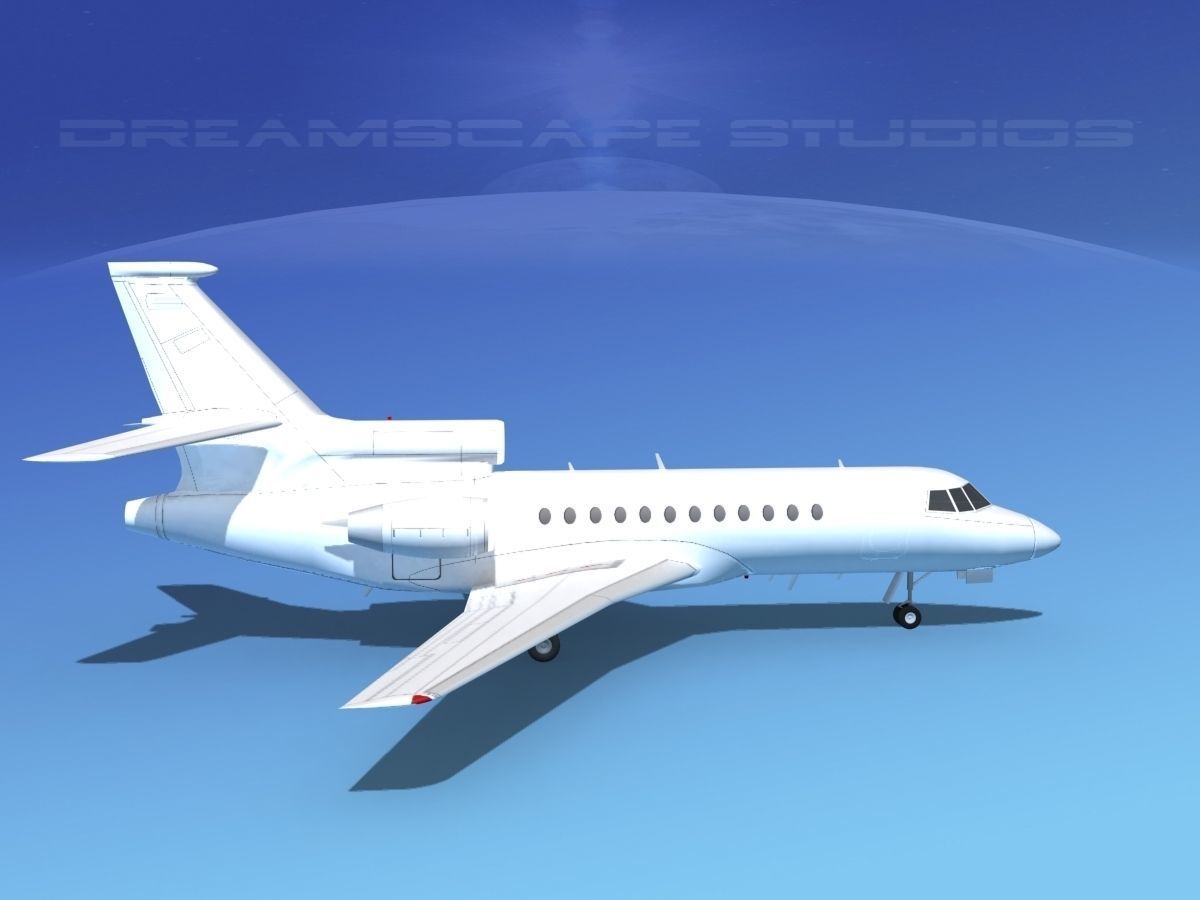 Dassault Falcon 900 V01 3D model_3