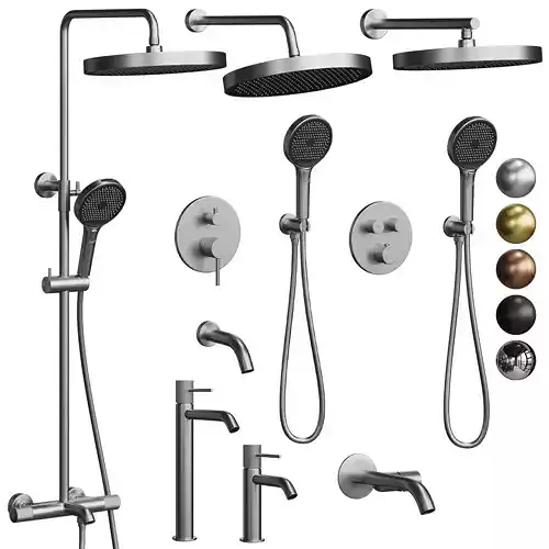 AltroBagno Bilancia faucet set 3D model