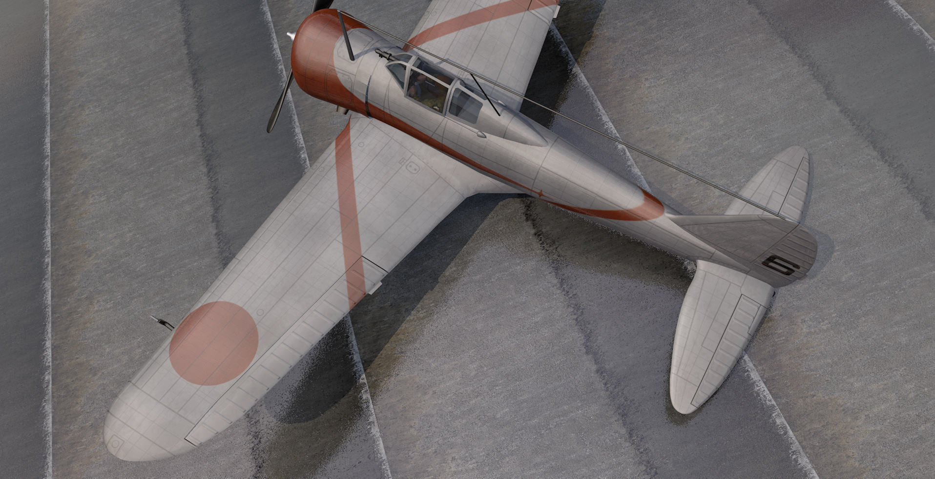 Nakajima Ki-27 Nate 3D model_3