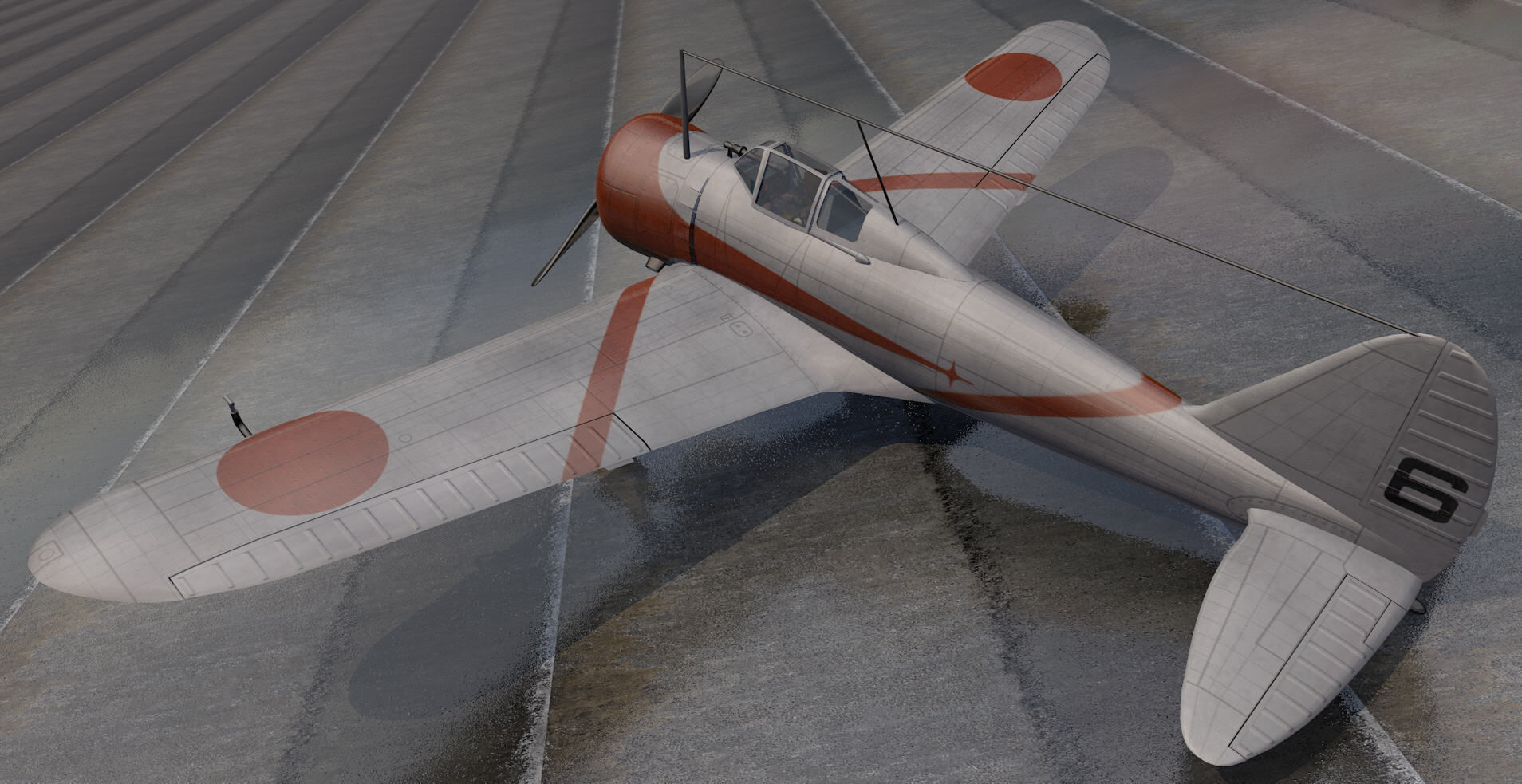 Nakajima Ki-27 Nate 3D model_1
