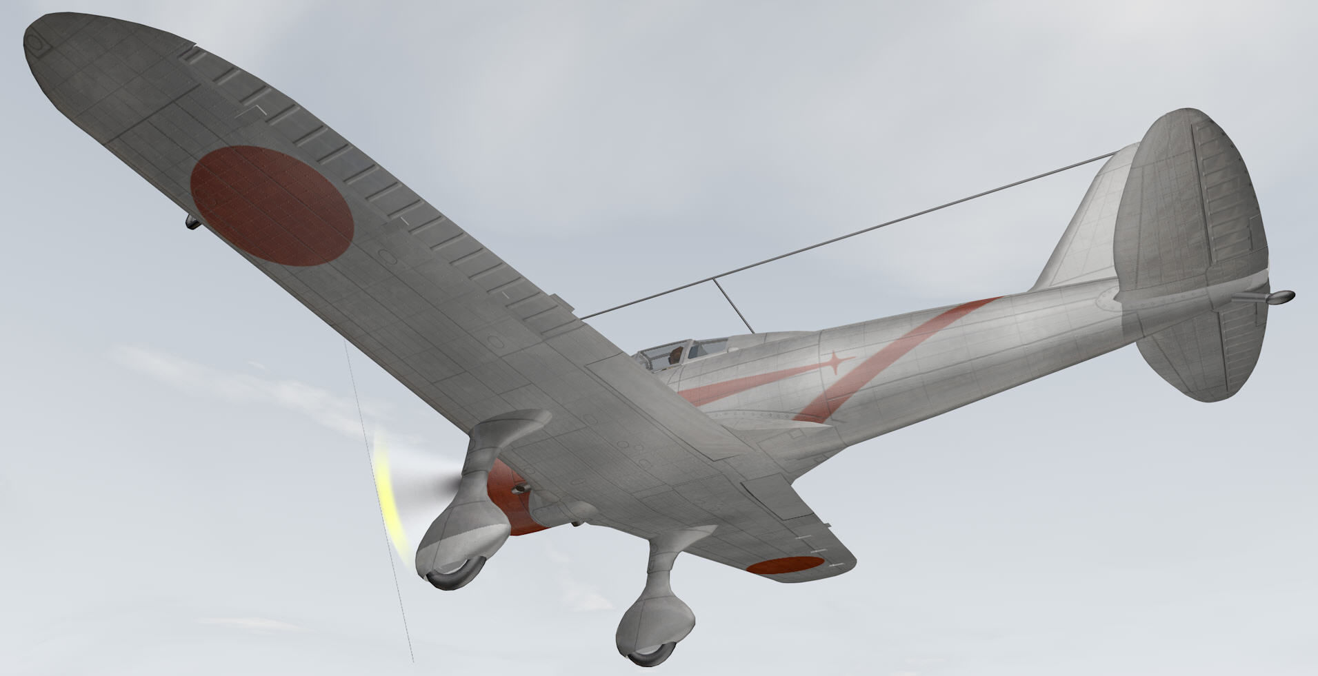 Nakajima Ki-27 Nate 3D model_10