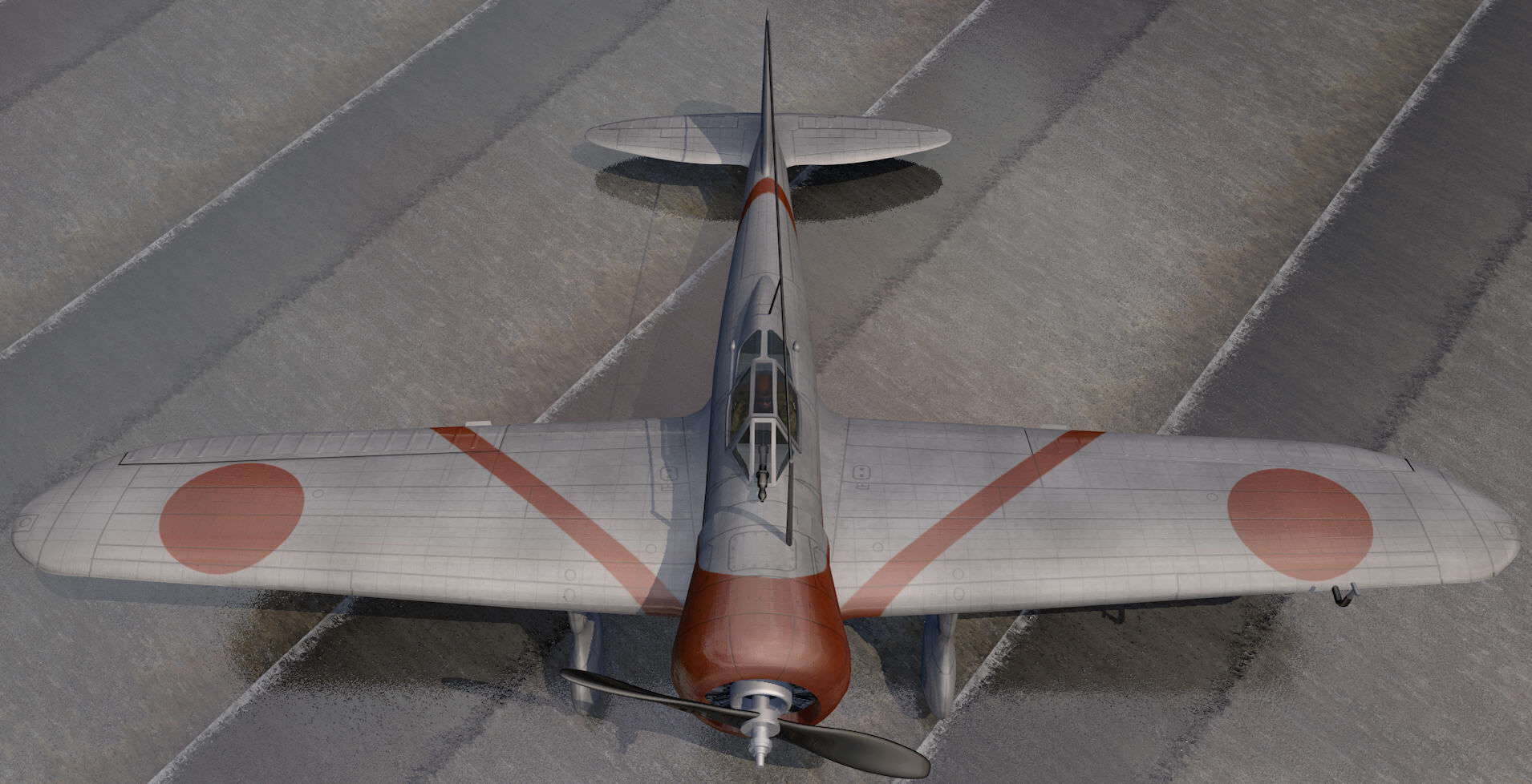 Nakajima Ki-27 Nate 3D model_6