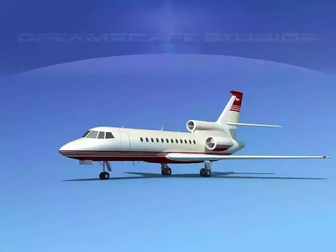 Dassault Falcon 900 V02 3D model