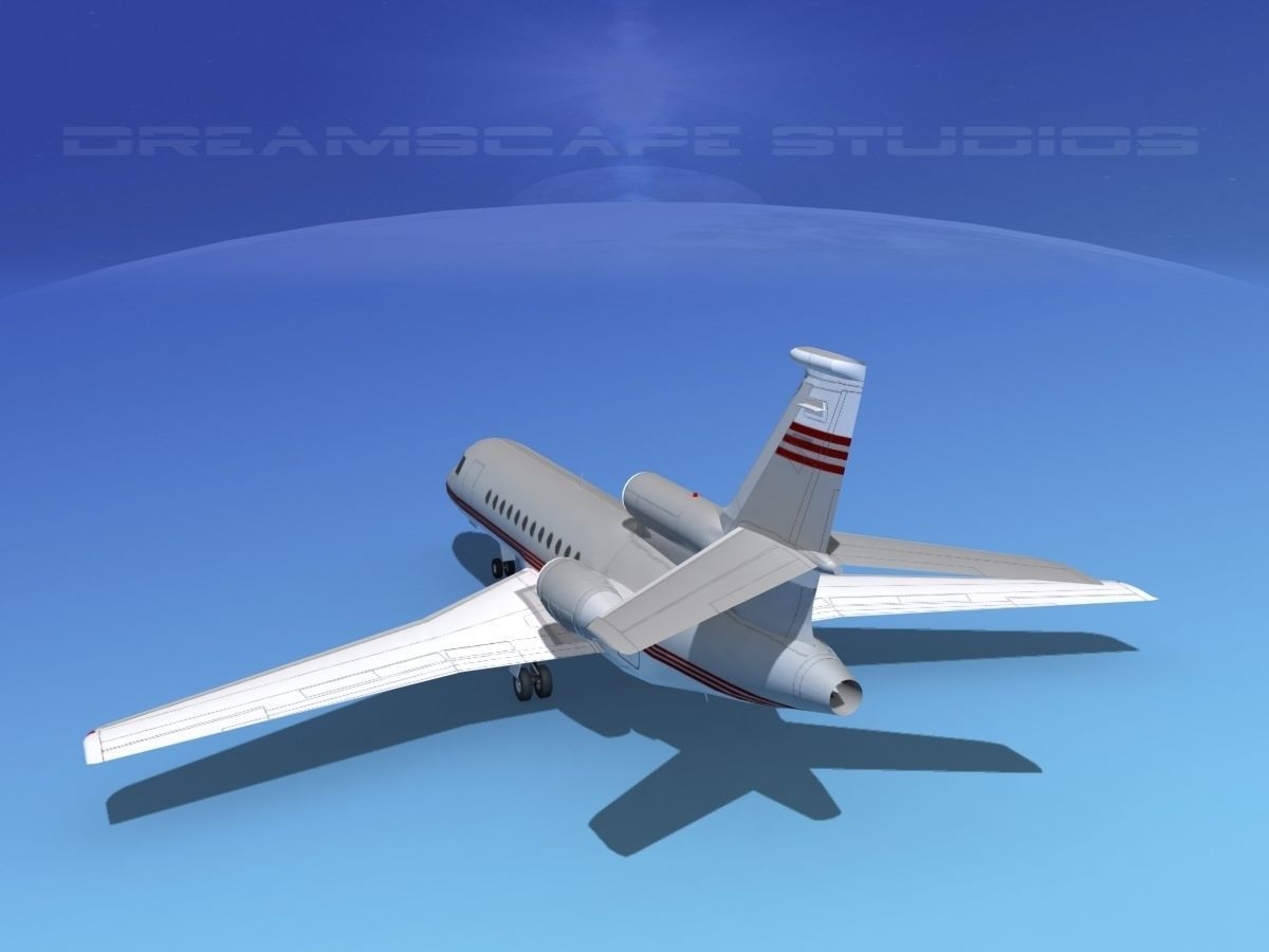 Dassault Falcon 900 V04 3D model_6