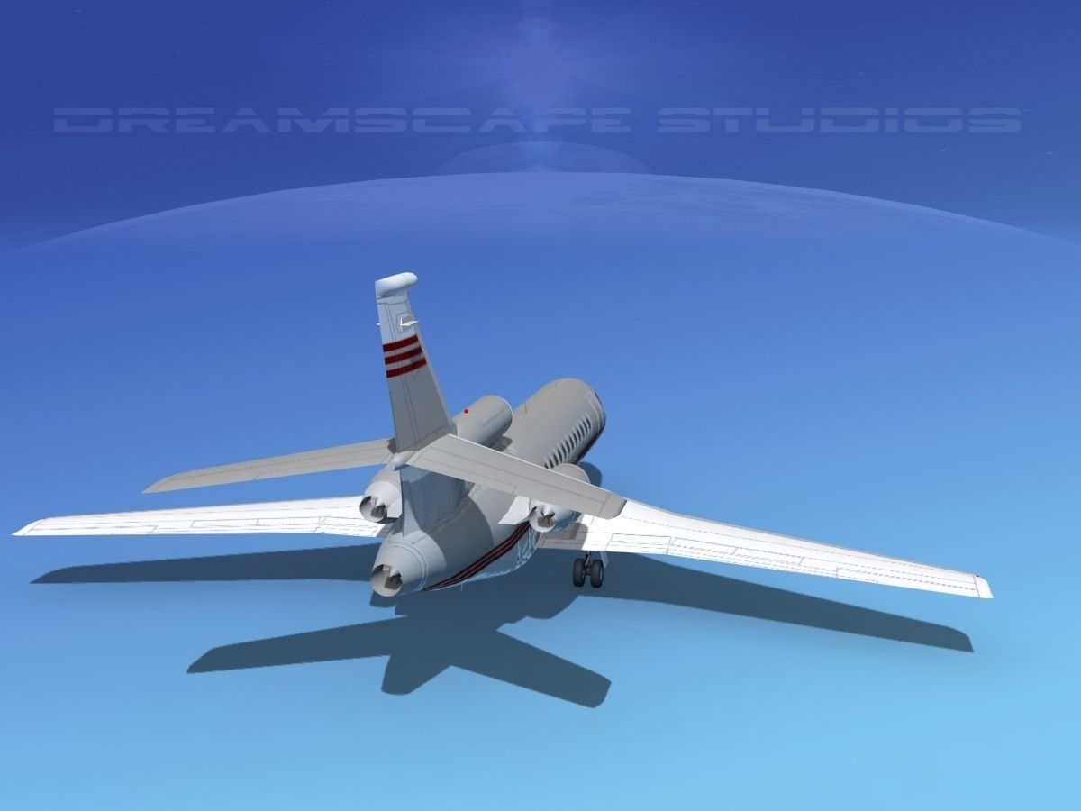 Dassault Falcon 900 V04 3D model_5