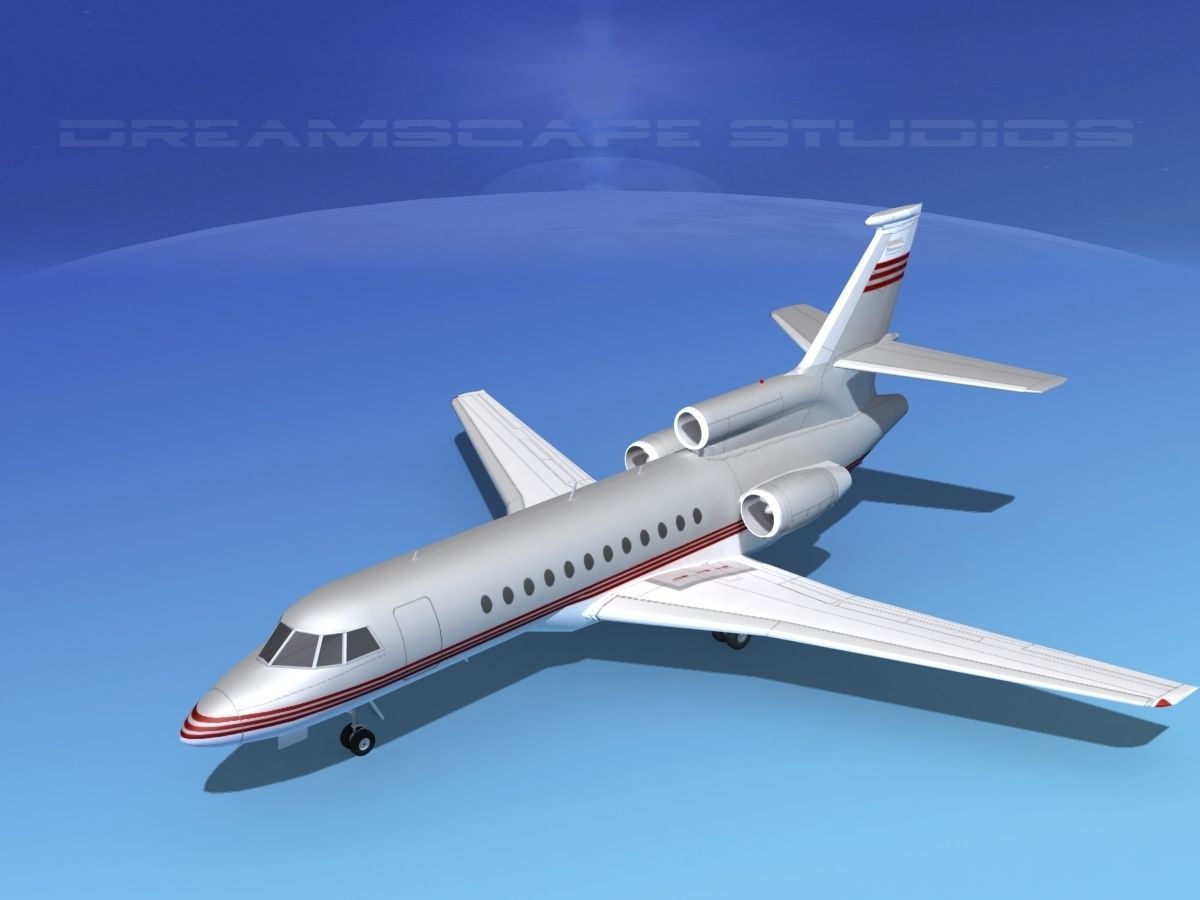 Dassault Falcon 900 V04 3D model_9