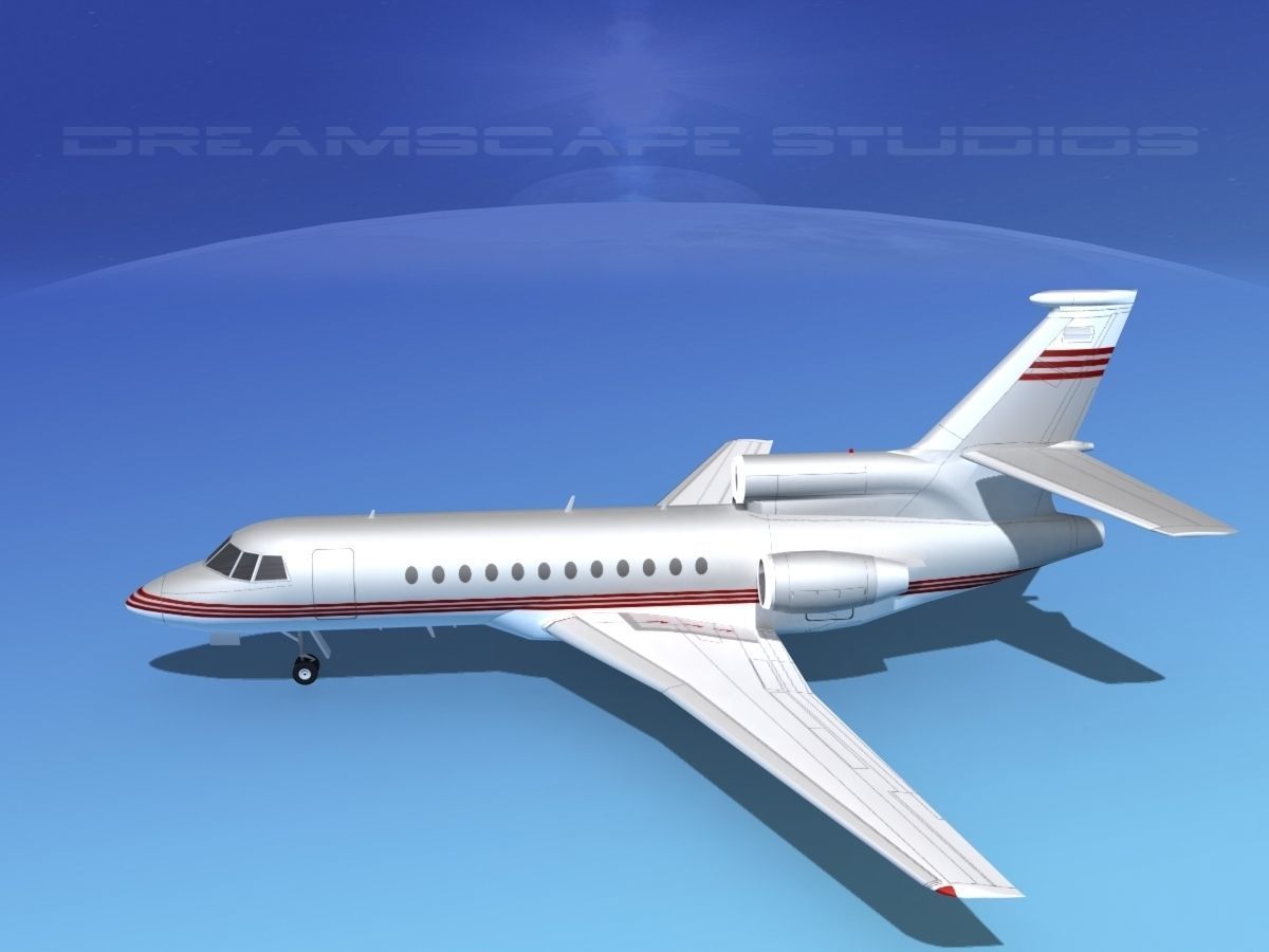 Dassault Falcon 900 V04 3D model_8