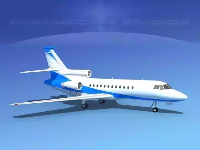 Dassault Falcon 900 V06 3D model