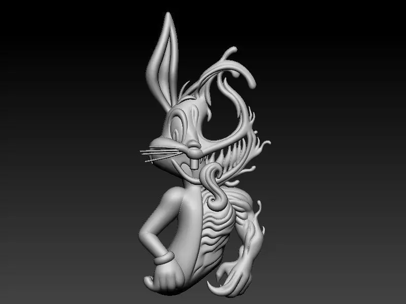 Rabbit Demon Pendant 3D print model