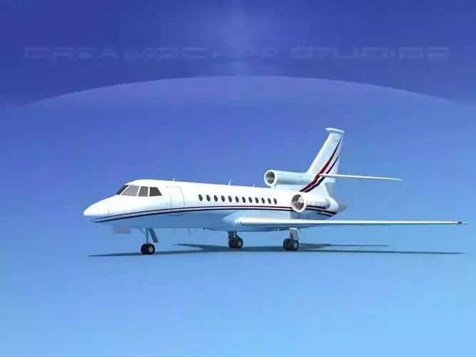 Dassault Falcon 900 V10 3D model