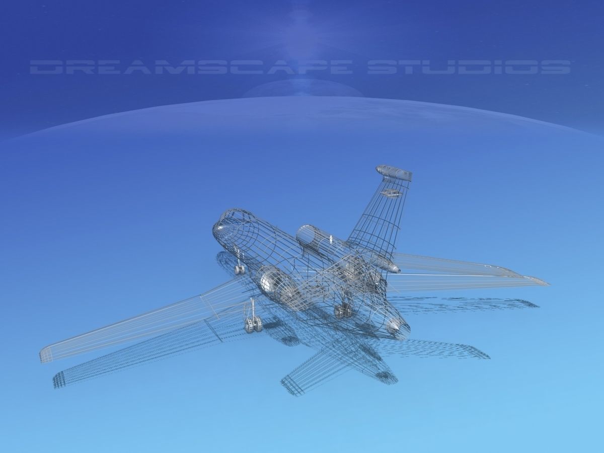 Dassault Falcon 900 V12 3D model_13