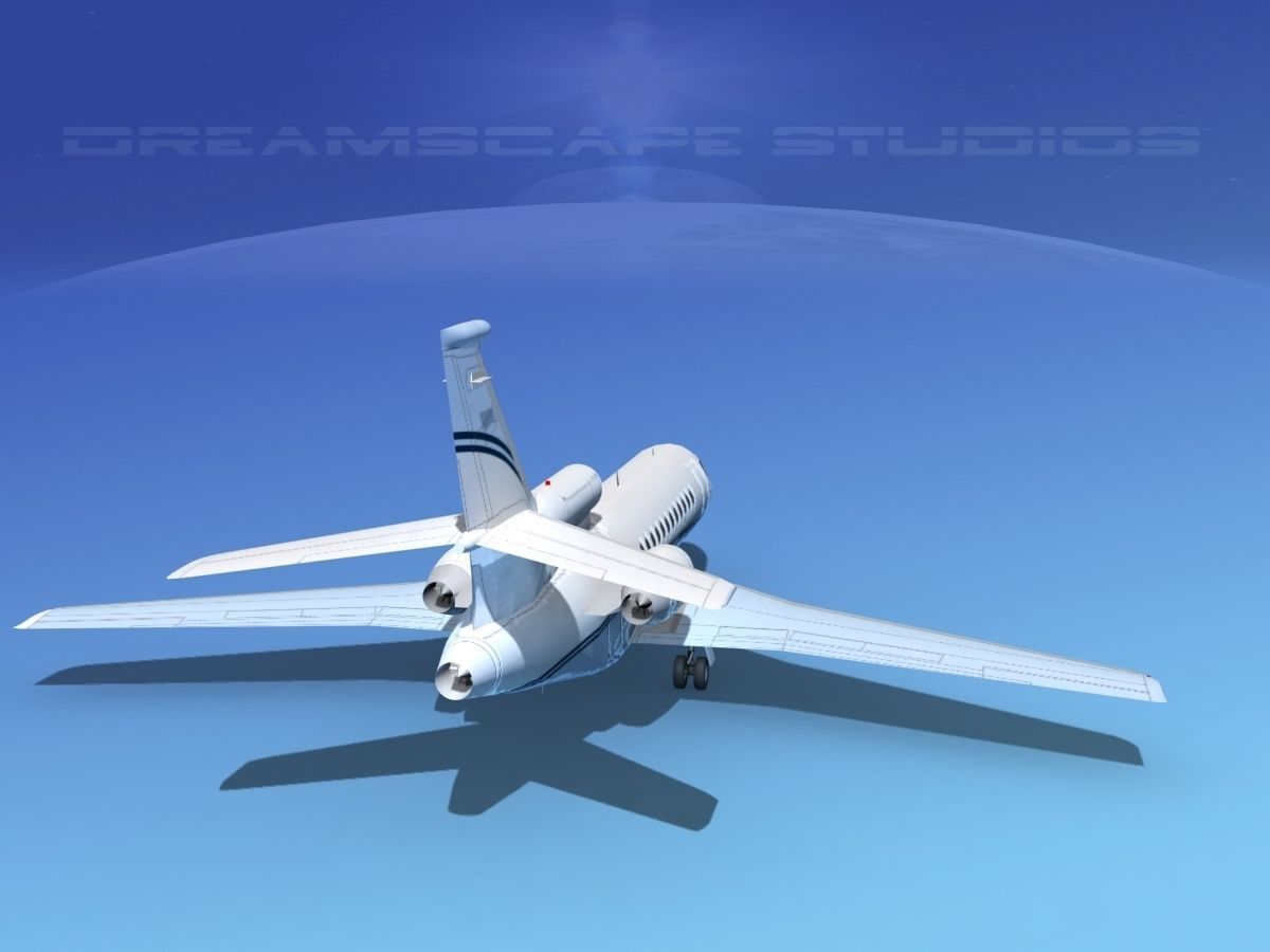 Dassault Falcon 900 V13 3D model_5