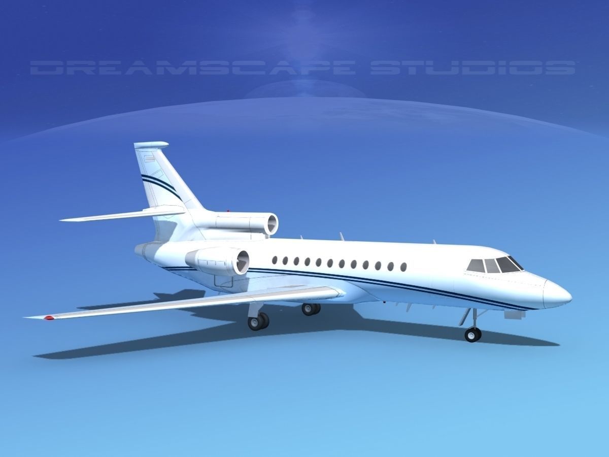 Dassault Falcon 900 V13 3D model_2
