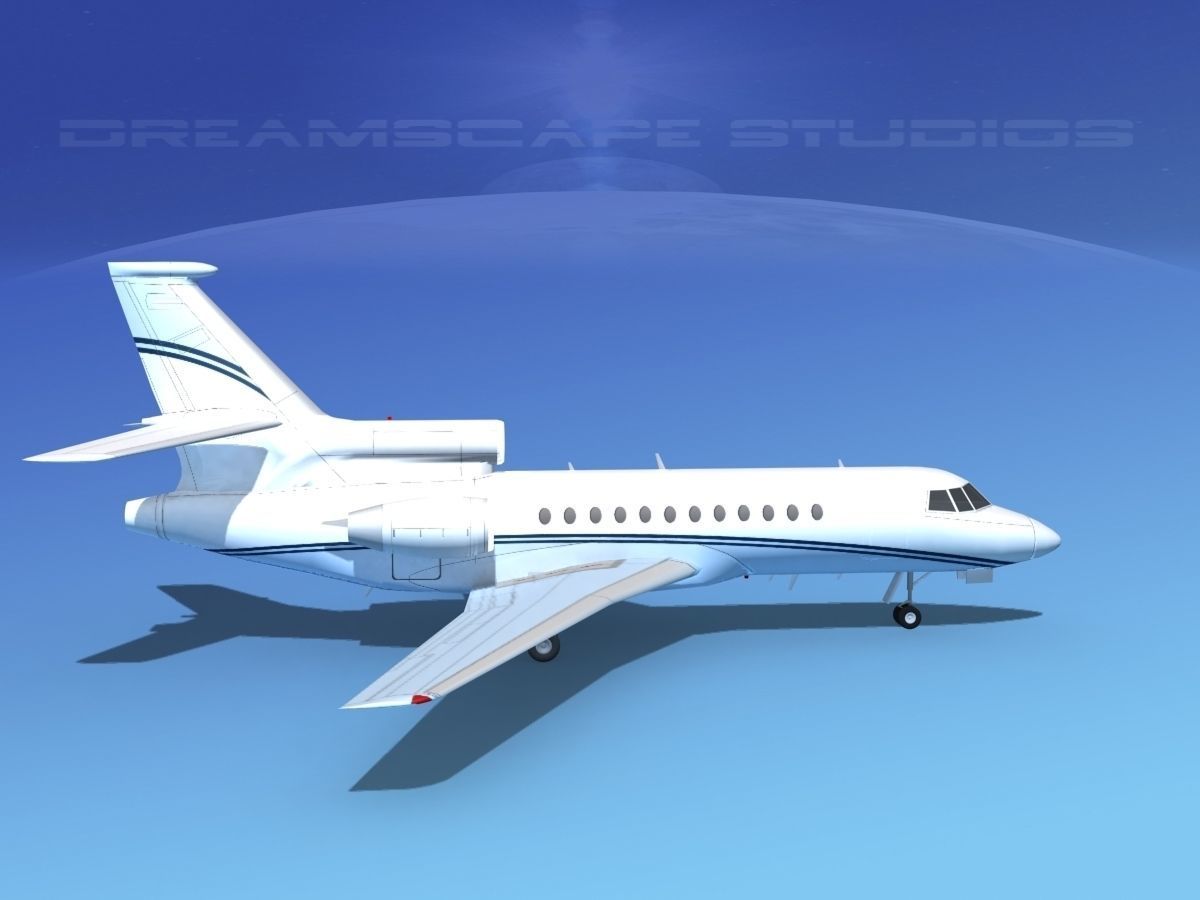 Dassault Falcon 900 V13 3D model_3