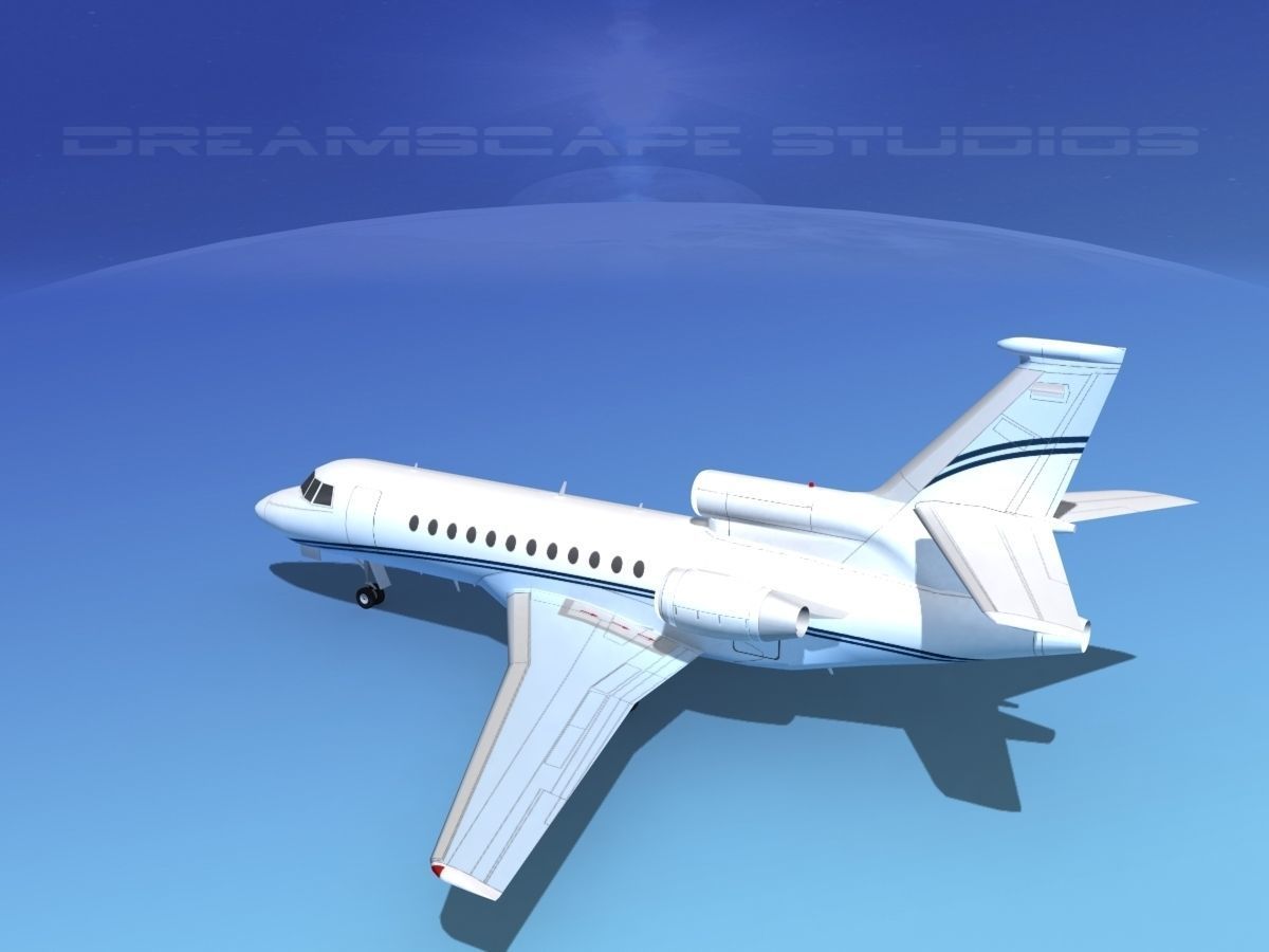 Dassault Falcon 900 V13 3D model_7