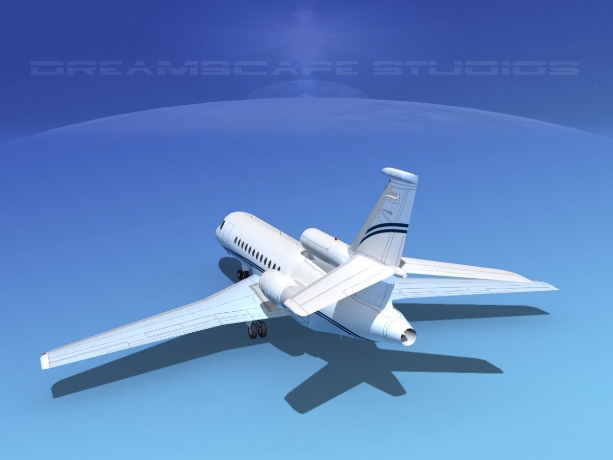 Dassault Falcon 900 V13 3D model_6