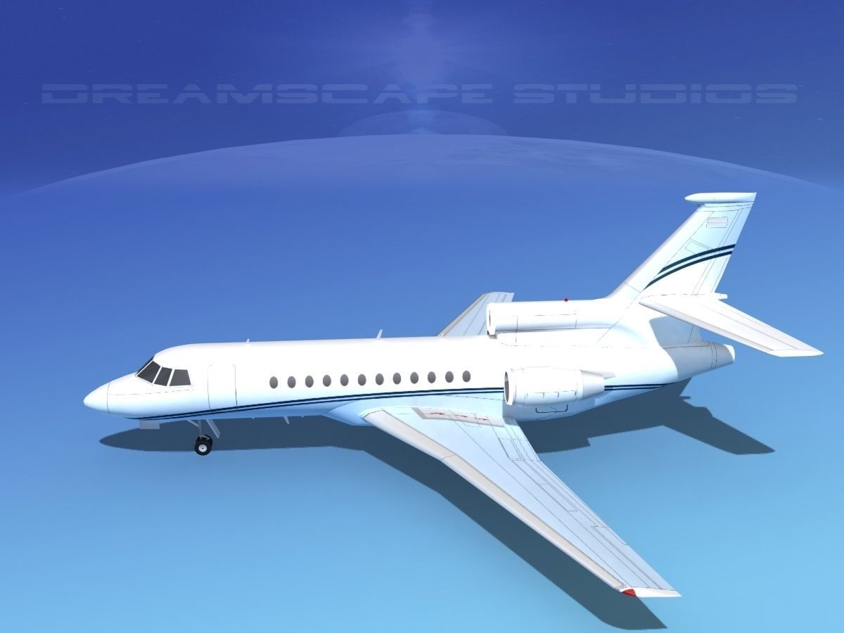 Dassault Falcon 900 V13 3D model_8