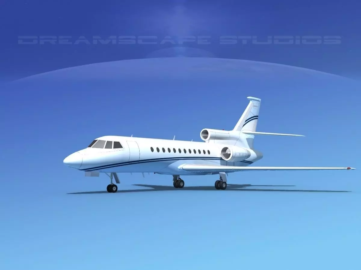 Dassault Falcon 900 V13 3D model_0