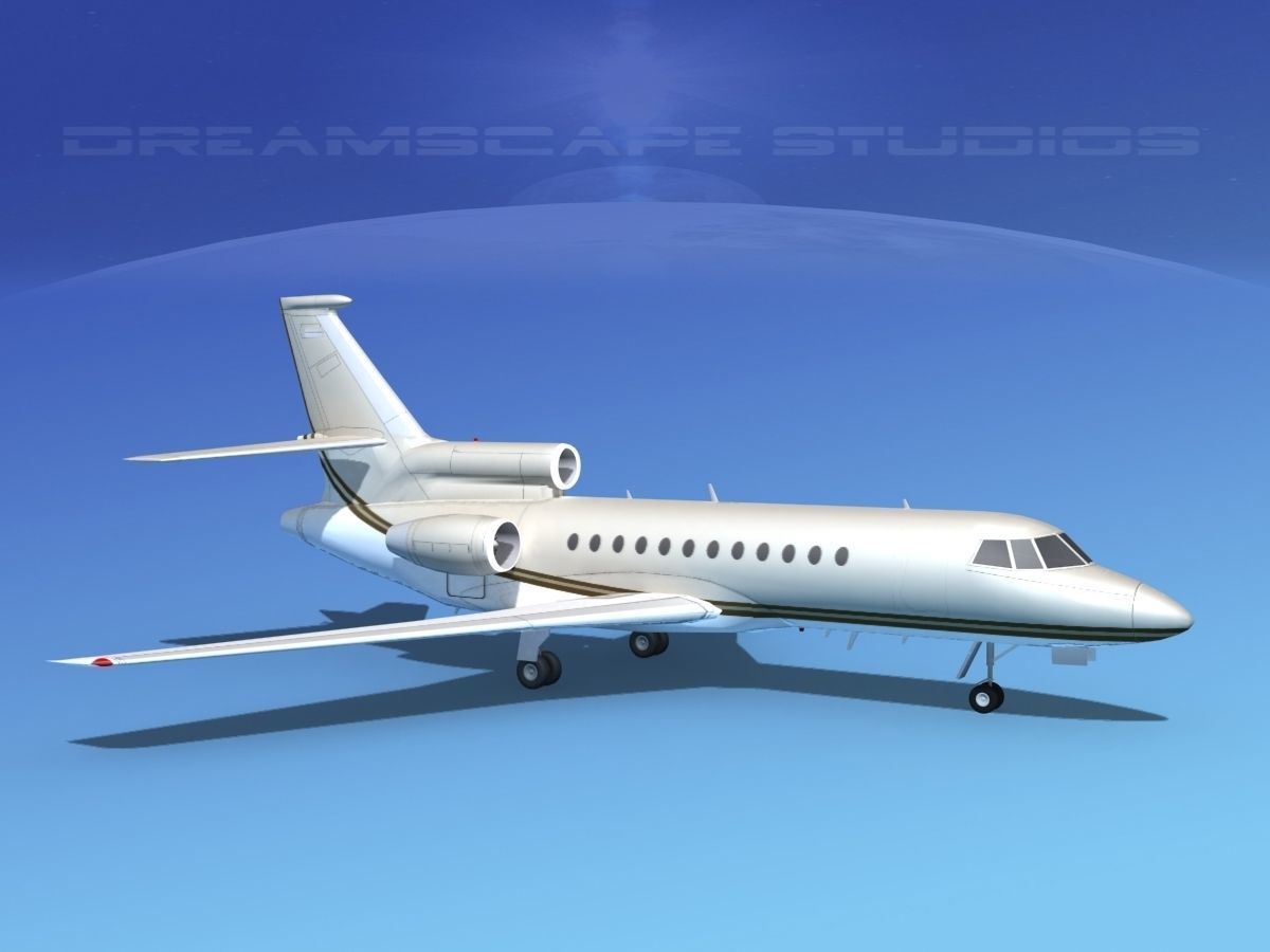 Dassault Falcon 900 V14 3D model_2
