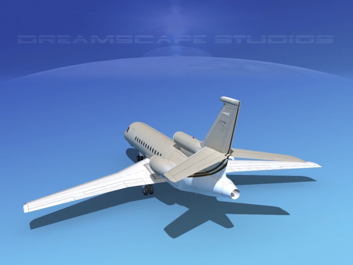 Dassault Falcon 900 V14 3D model_6